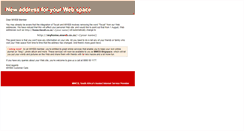 Desktop Screenshot of myhome.mweb.co.za